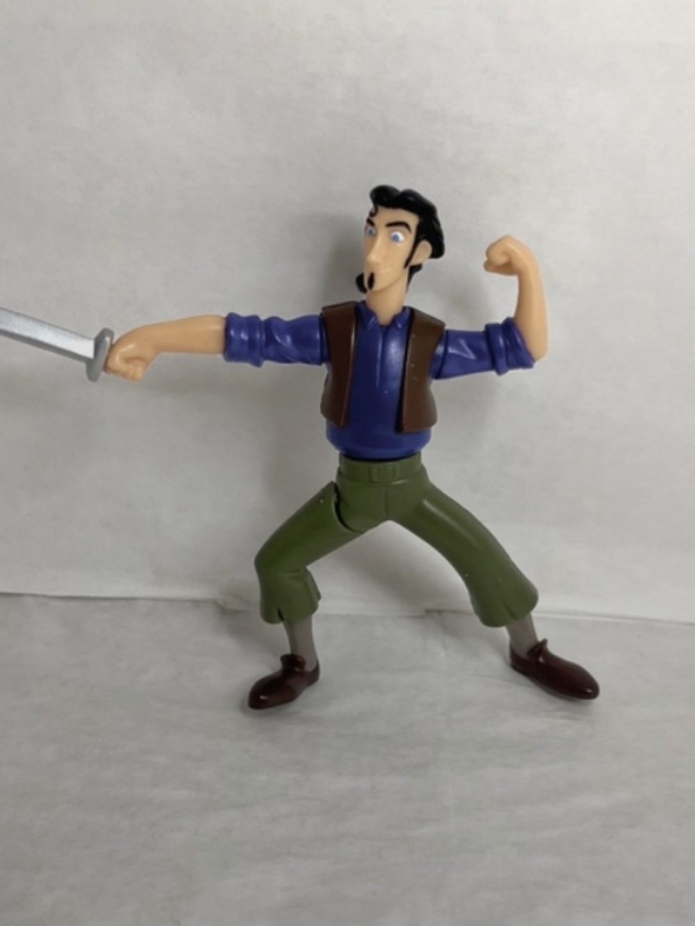 Vtg 2000 Dreamworks The Road to El Dorado Tulio Burger King Toy Action Figure 4"